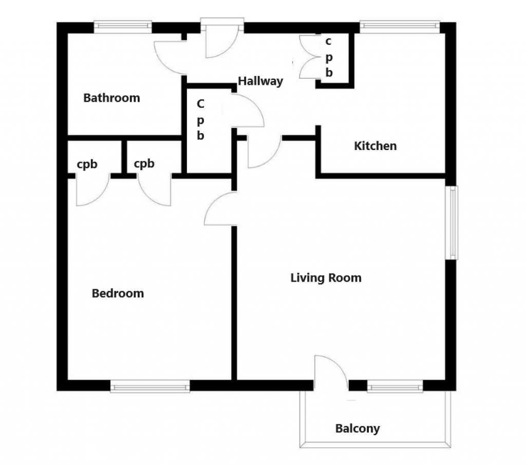 Floorplans For Tollgate Place, Corby