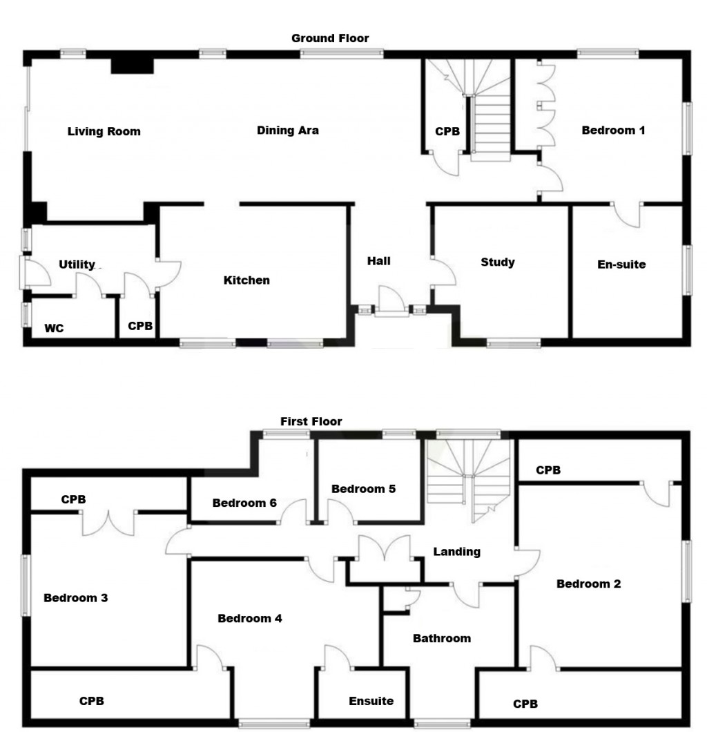 Floorplans For Norway Close, Corby